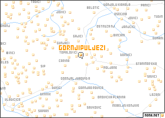 map of Gornji Puljezi