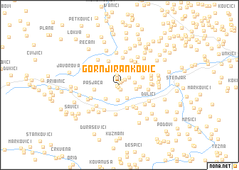 map of Gornji Ranković