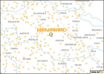 map of Gornji Ravanci