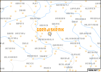 map of Gornji Škrnik