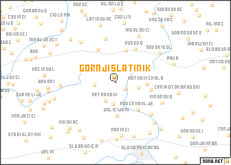 map of Gornji Slatinik