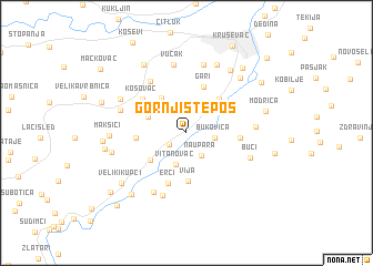 map of Gornji Stepoš
