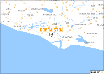 map of Gornji Štoj