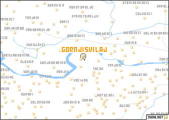 map of Gornji Svilaj