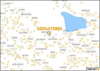 map of Gornji Tabak