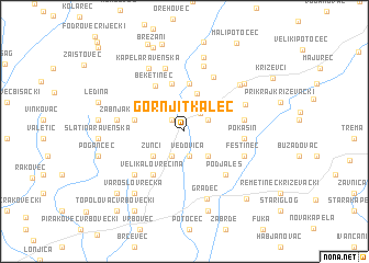 map of Gornji Tkalec