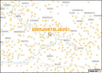 map of Gornji Vatoljevići