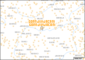 map of Gornji Vijačani