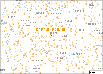 map of Gornji Vranjak