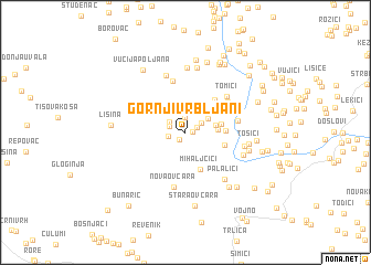 map of Gornji Vrbljani