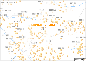 map of Gornji Vrljaj