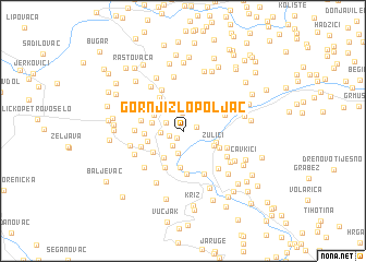 map of Gornji Zlopoljac