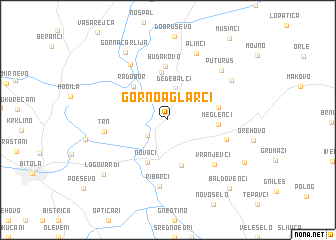 map of Gorno Aglarci