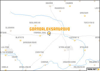 map of Gorno Aleksandrovo