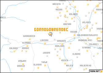 map of Gorno Dobrenoec