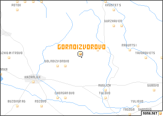 map of Gorno Izvorovo