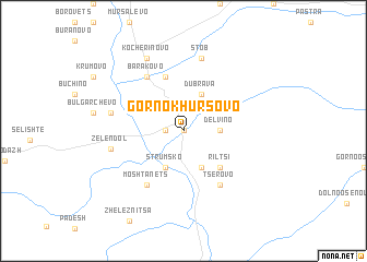 map of Gorno Khŭrsovo