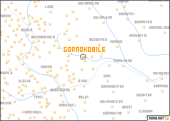 map of Gorno Kobile