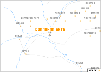 map of Gorno Kraishte