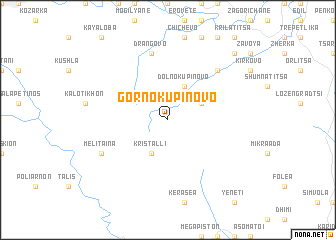 map of Gorno Kŭpinovo