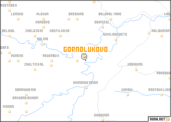 map of Gorno Lukovo