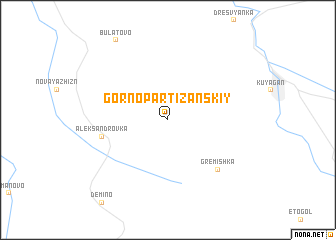 map of Gorno-Partizanskiy