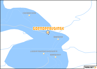 map of Gornopravdinsk