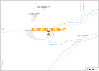 map of Gornorechenskiy