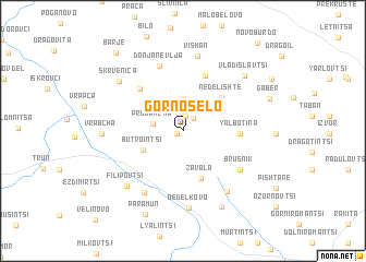 map of Gorno Selo