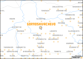 map of Gorno Shivachevo