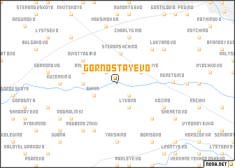 map of Gornostayevo