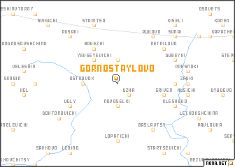 map of Gornostaylovo