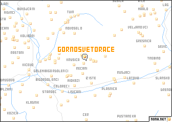 map of (( Gorno Sveto Rače ))