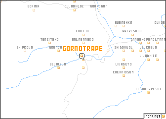 map of Gorno Trape