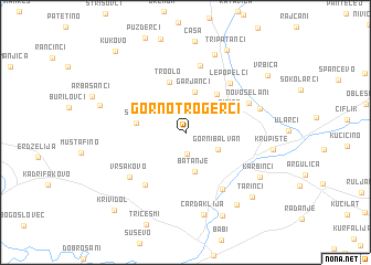 map of Gorno Trogerci