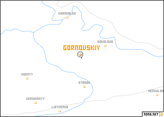 map of Gornovskiy