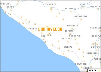 map of Gornoye Loo