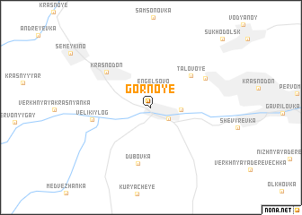 map of Gornoye