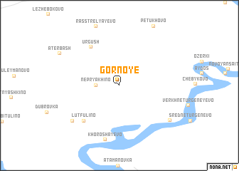 map of Gornoye