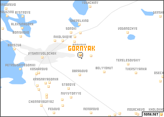 map of Gornyak