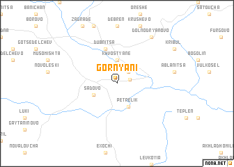 map of Gornyani