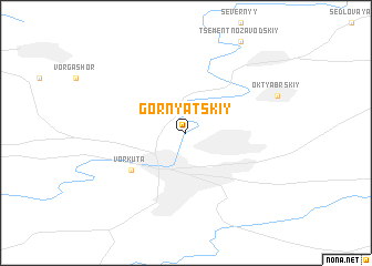 map of Gornyatskiy