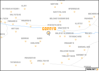 map of Gornya