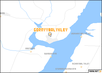 map of Gornyy Balykley