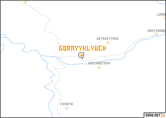 map of Gornyy Klyuch