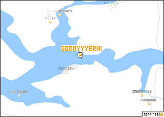 map of Gornyy Yerik