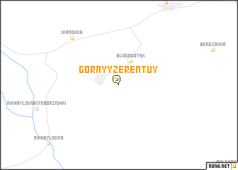 map of Gornyy Zerentuy
