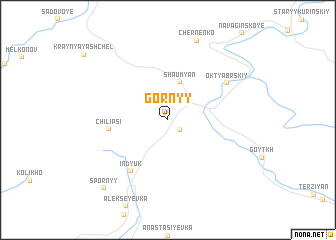 map of Gornyy