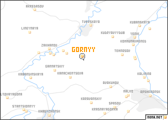 map of Gornyy