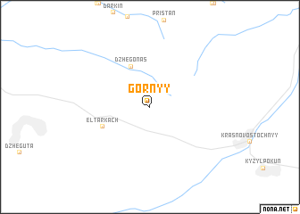 map of Gornyy